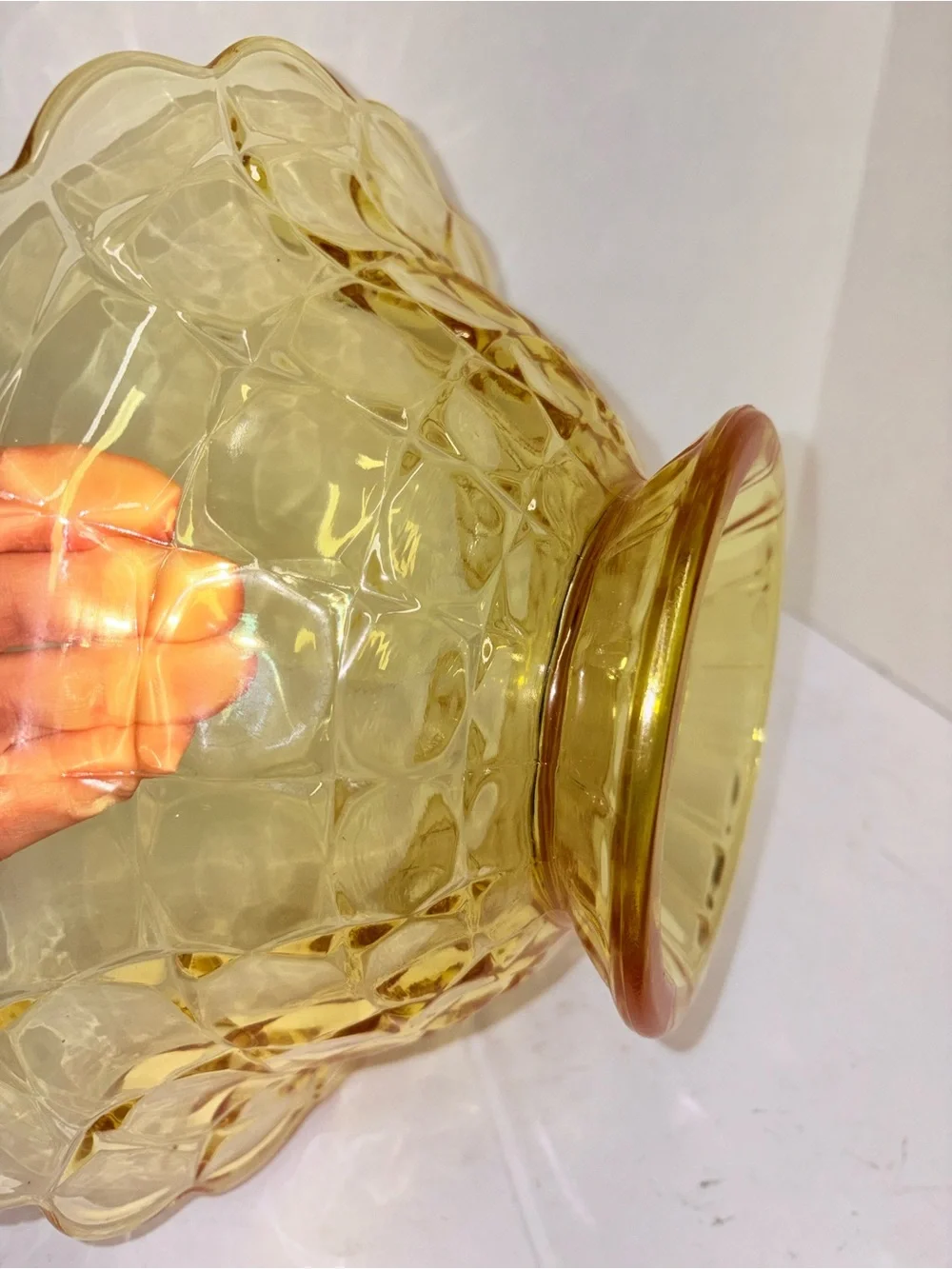 Vintage Depression Glass Bowl